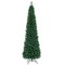 PVC Artificial Slim Pencil Christmas Tree with Metal Stand Ideal for Small Spaces